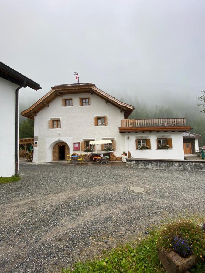 Alpengasthof Crusch Alba Ed Alvetern, S-Charl Scuol Bagian luar foto