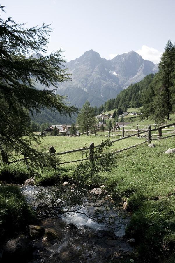 Alpengasthof Crusch Alba Ed Alvetern, S-Charl Scuol Bagian luar foto